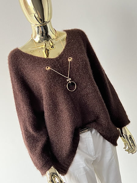 Rudas megztinis