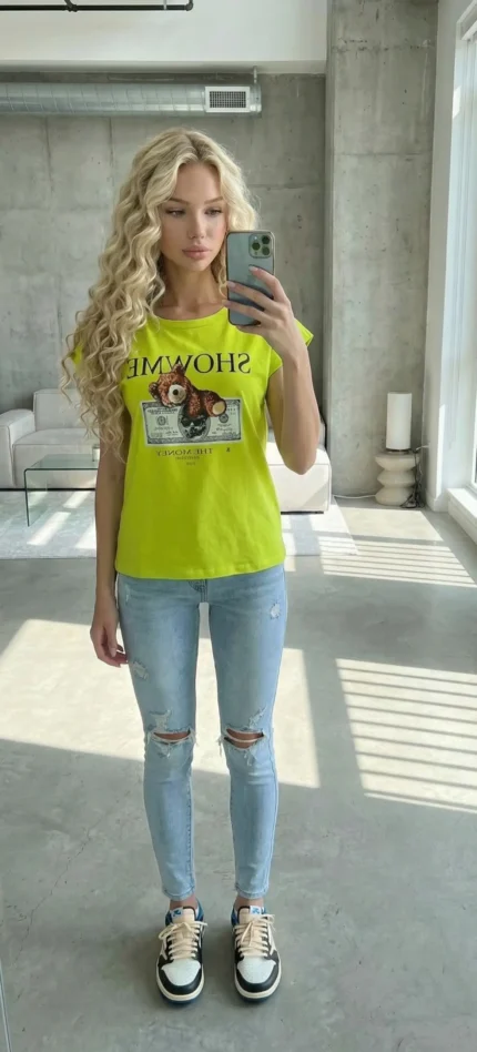 maikutė moterims zalia spalva