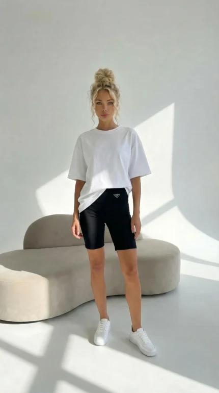 biker sortai juodos spalvos