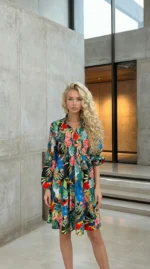 Suknelė moterims margu atspalviu