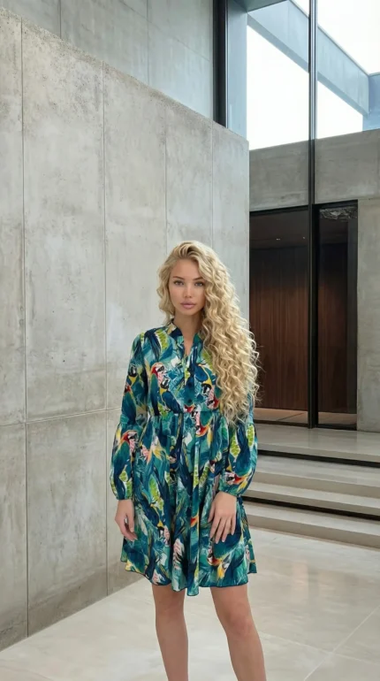 moteriška suknelė marga