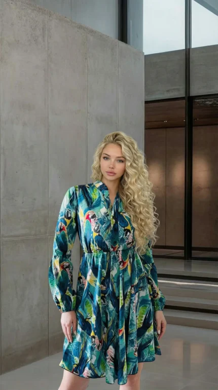 moteriška suknelė marga