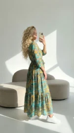 Ilga vasarinė suknelė