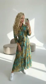 Ilga vasarinė suknelė