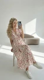 geletos suknelės vasarai