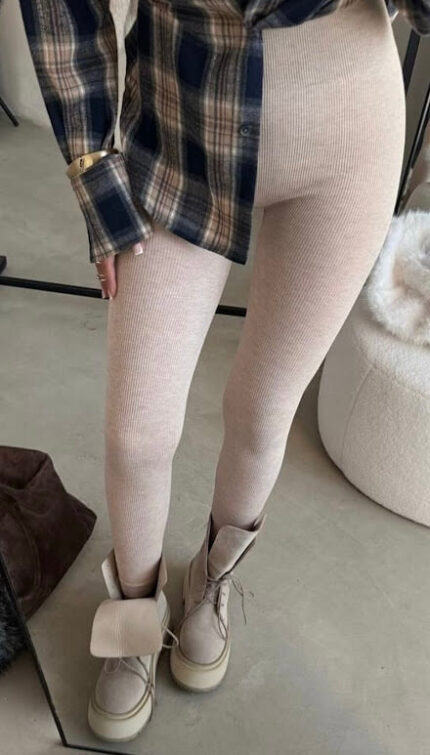 kreminės spalvos tamprės