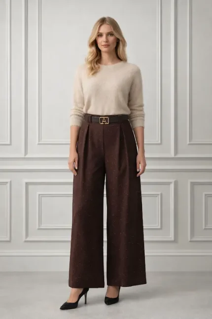 moteriškos plačios kelnės