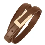 moteriškas diržas rudos spalvos