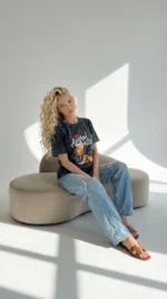 Moteriška maikutė su printu