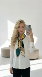 šilkinė skarelė