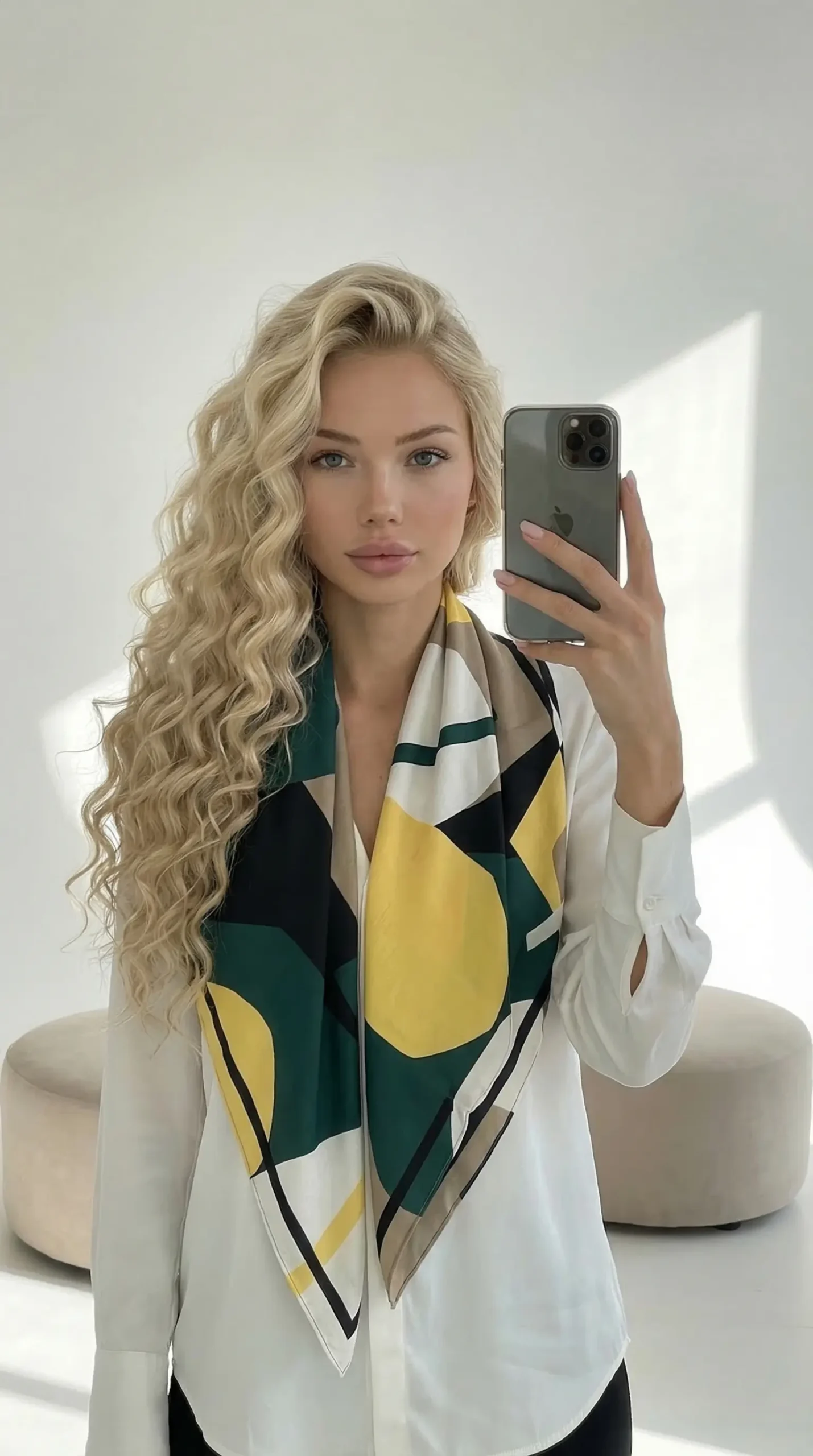 šilkinė skarelė